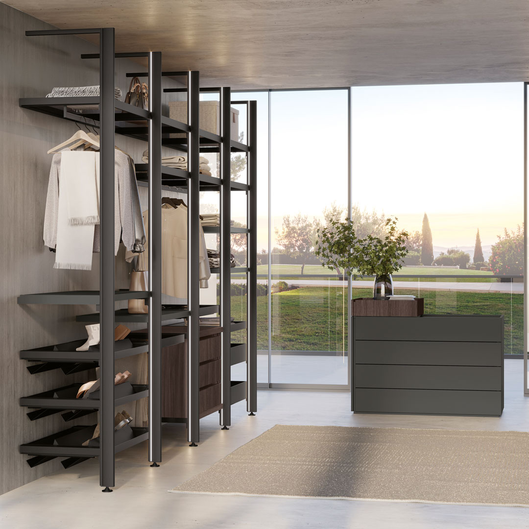 Grand Walk-In Wardrobe